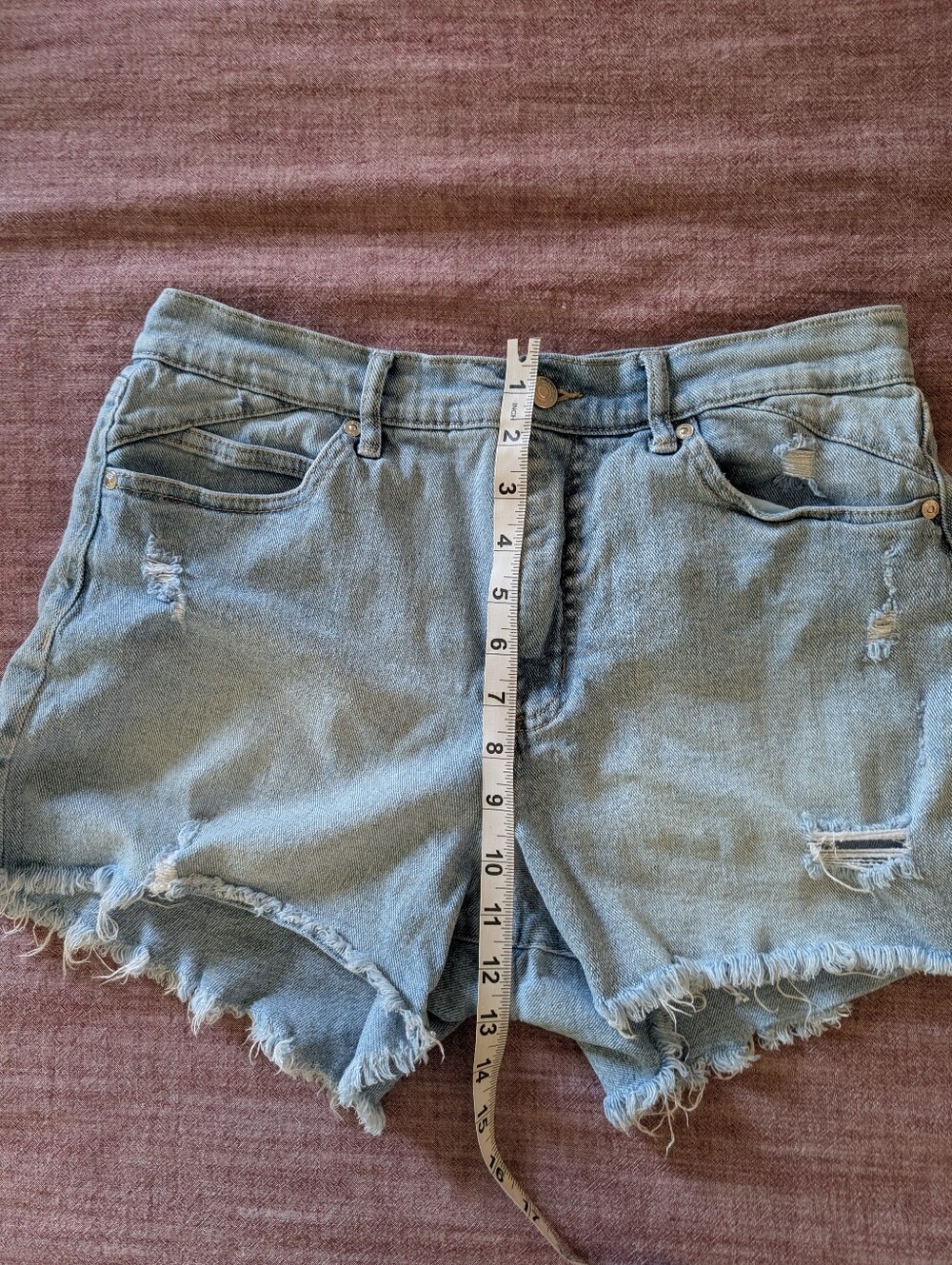 Distressed Jeans Shorts - Picture 9 of 12